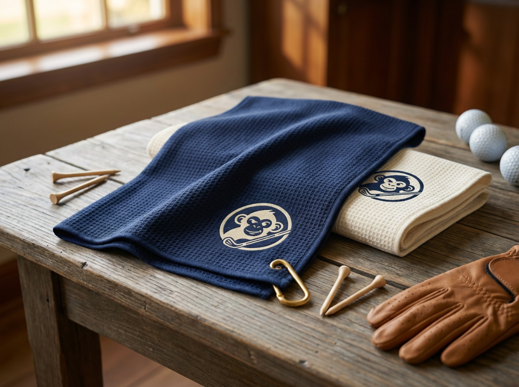 Waffle Golf Towel Set