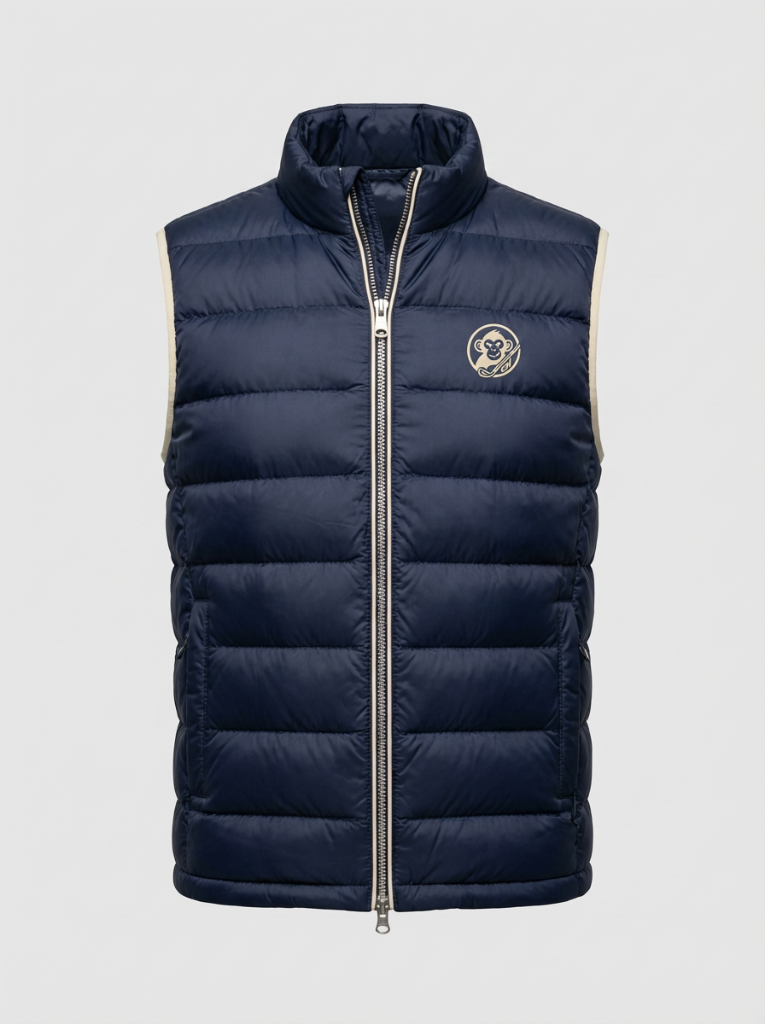 Navy Puffer Vest